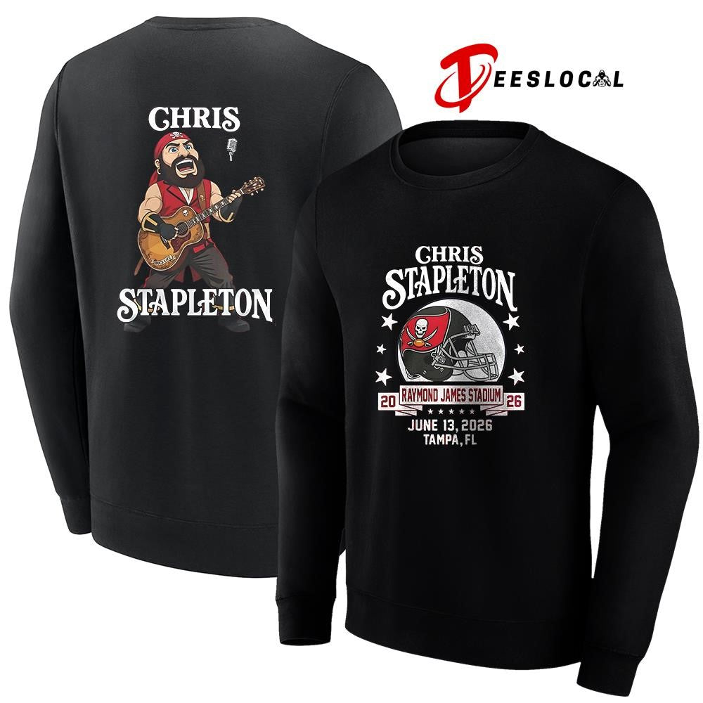 Tampa Bay Buccaneers x Chris Stapleton All American Road show mascot shirt