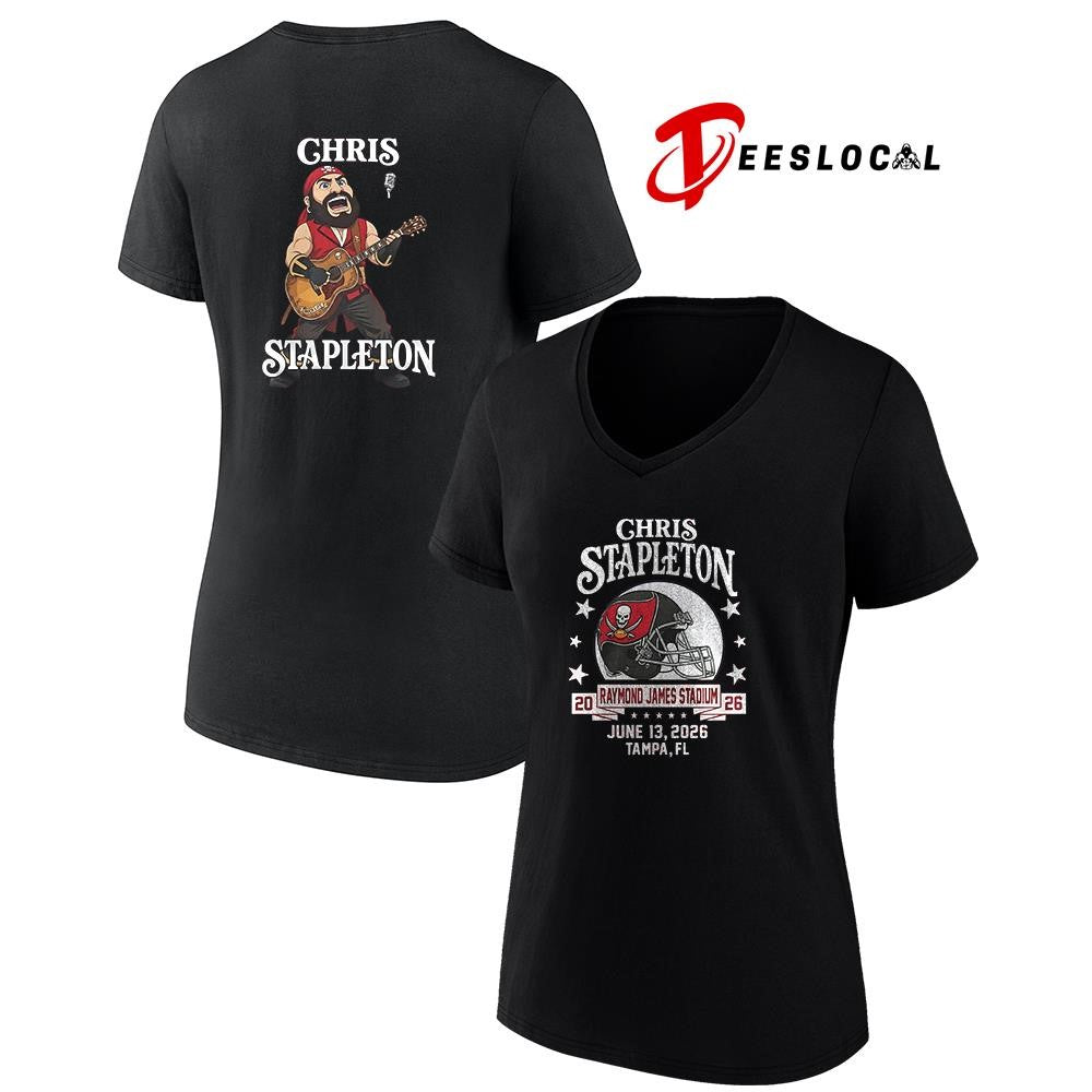 Tampa Bay Buccaneers x Chris Stapleton All American Road show mascot shirt