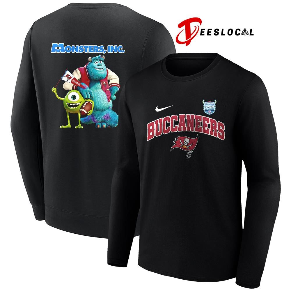 Tampa Bay Buccaneers x Monsters inc cartoon shirt