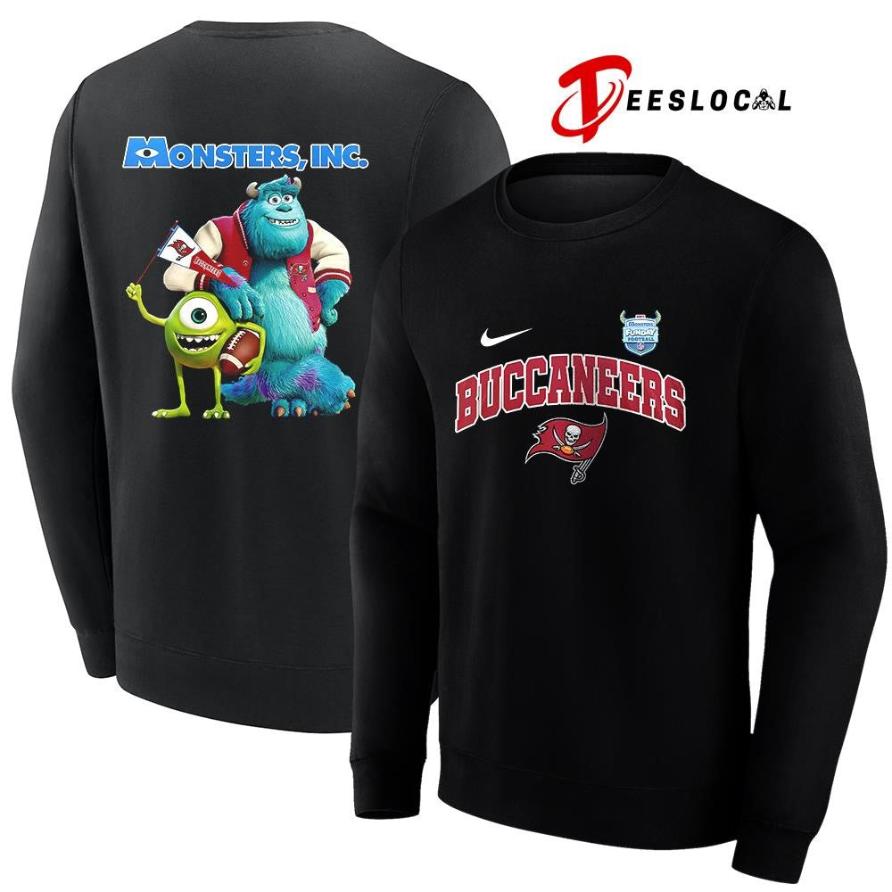 Tampa Bay Buccaneers x Monsters inc cartoon shirt