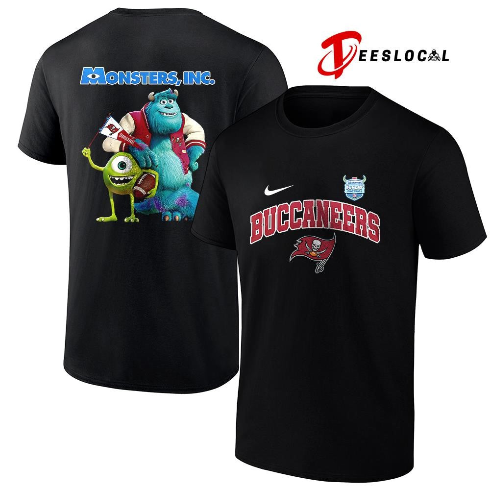 Tampa Bay Buccaneers x Monsters inc cartoon shirt