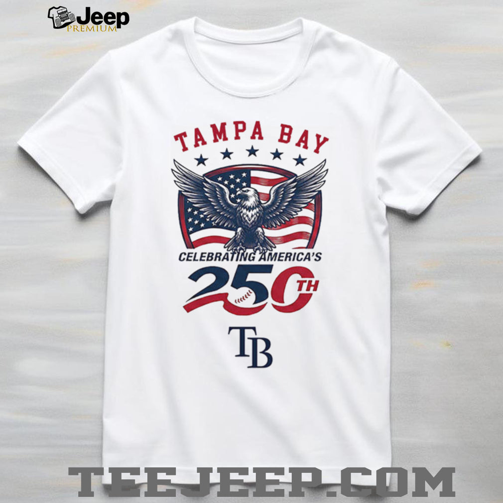Tampa Bay Rays Custom America’s 250th Anniversary Semiquincentennial Jersey T Shirt