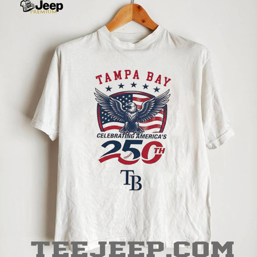 Tampa Bay Rays Custom America’s 250th Anniversary Semiquincentennial Jersey T Shirt