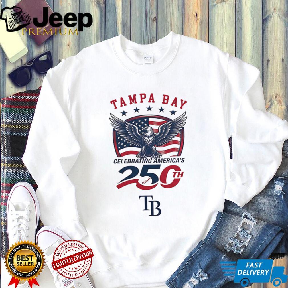 Tampa Bay Rays Custom America’s 250th Anniversary Semiquincentennial Jersey T Shirt
