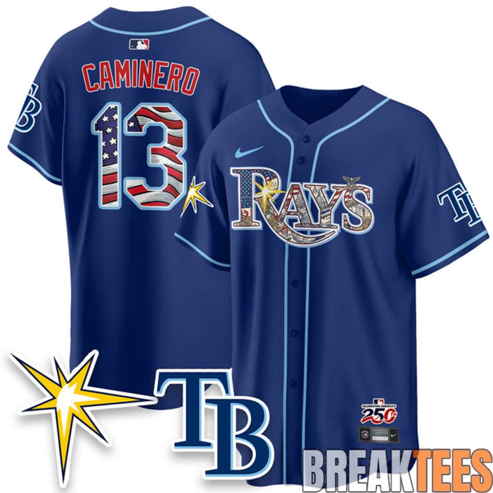 Tampa Bay Rays Independence Day 250 Years USA Special Baseball Jersey