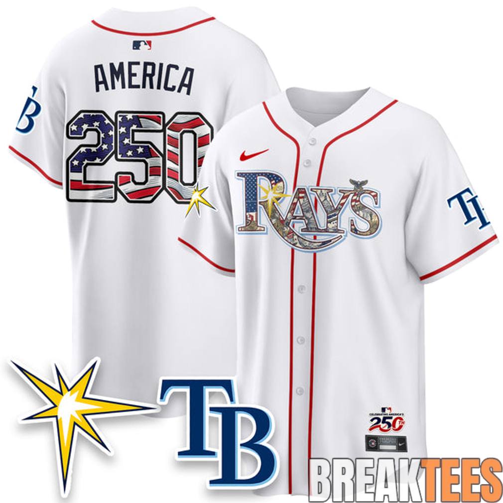 Tampa Bay Rays Independence Day 250 Years USA Special Baseball Jersey