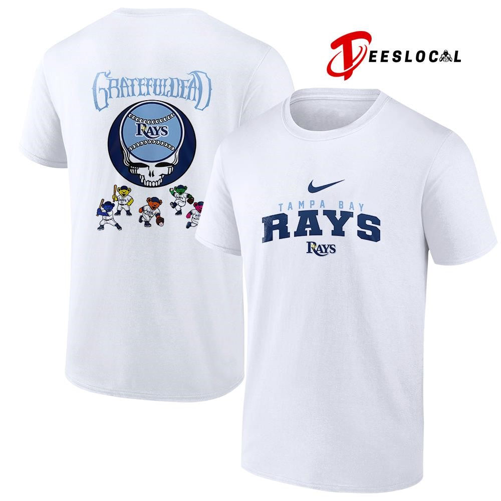 Tampa Bay Rays x Grateful Dead bear mascot shirt