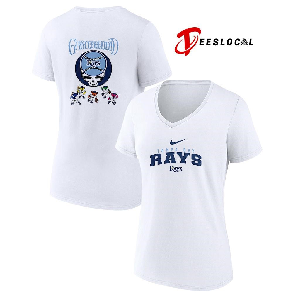 Tampa Bay Rays x Grateful Dead bear mascot shirt