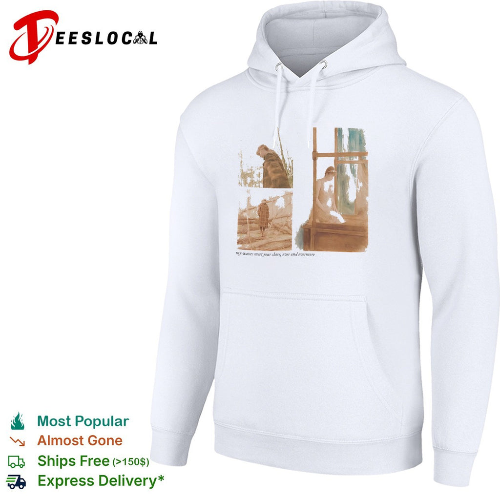 Taylor evermore my waves meet your shore ever and evermore concert shirt