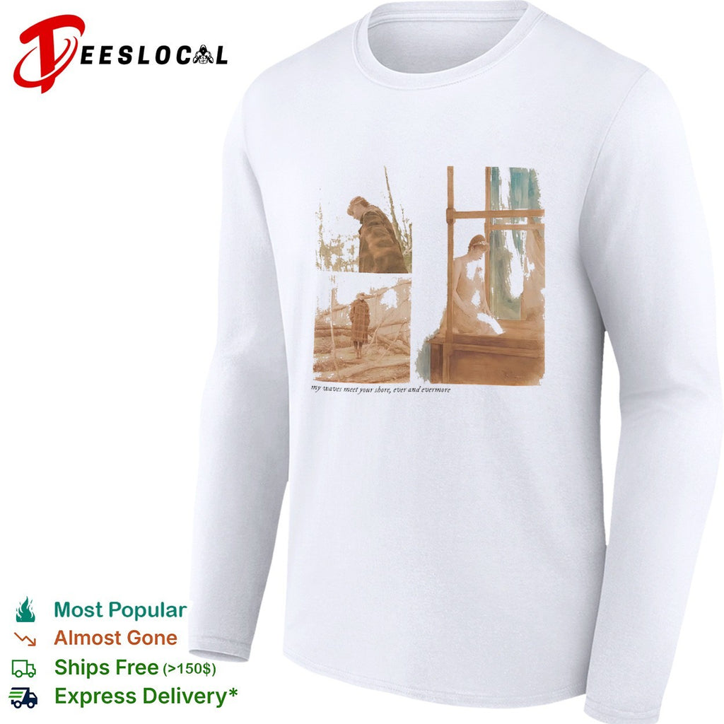 Taylor evermore my waves meet your shore ever and evermore concert shirt