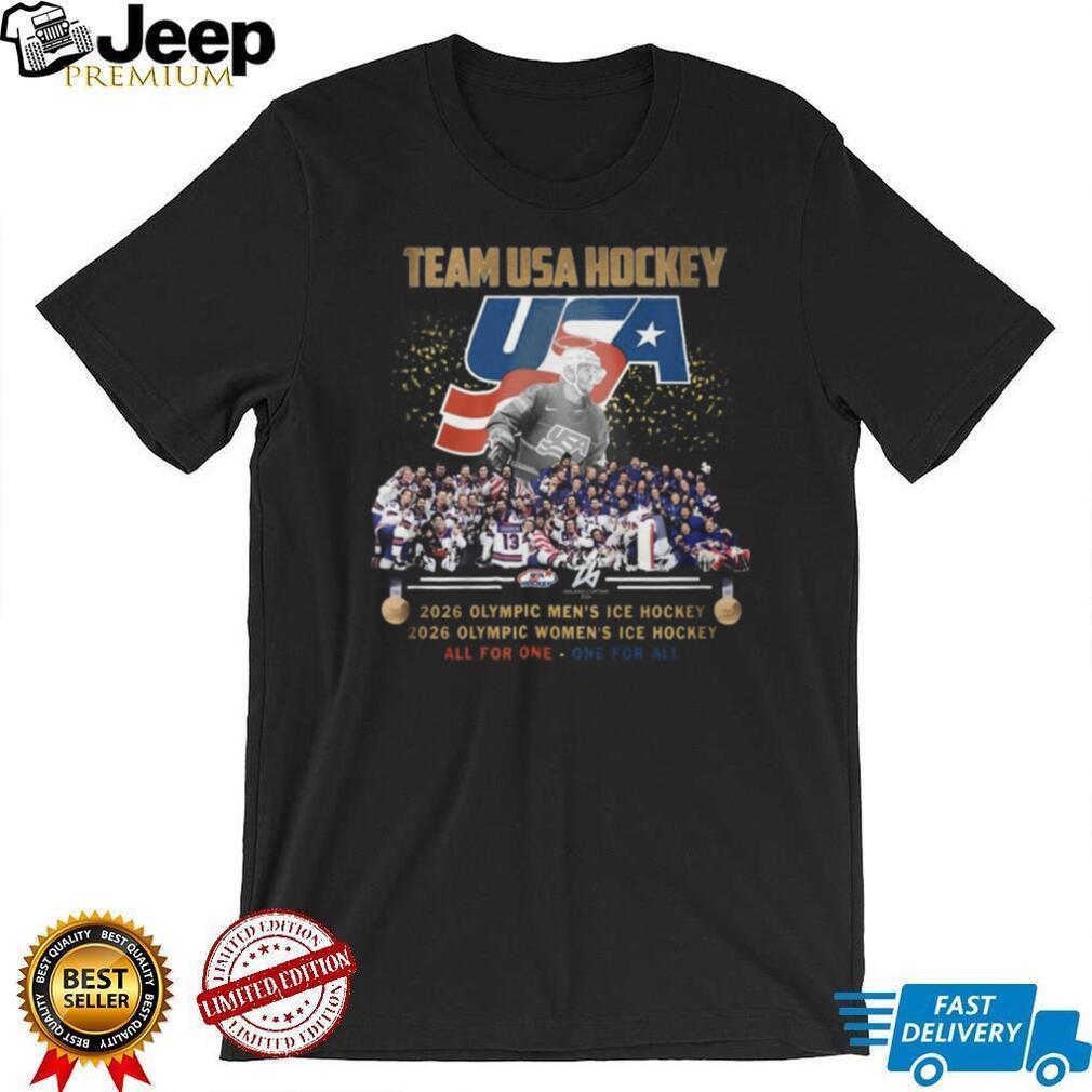 Team USA Hockey 2026 Olympic Men’s and Women’s Champions Commemorative T Shirt