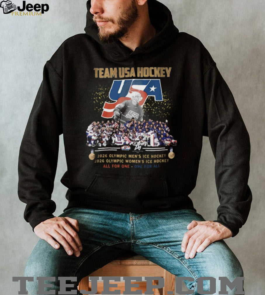 Team USA Hockey 2026 Olympic Men’s and Women’s Champions Commemorative T Shirt