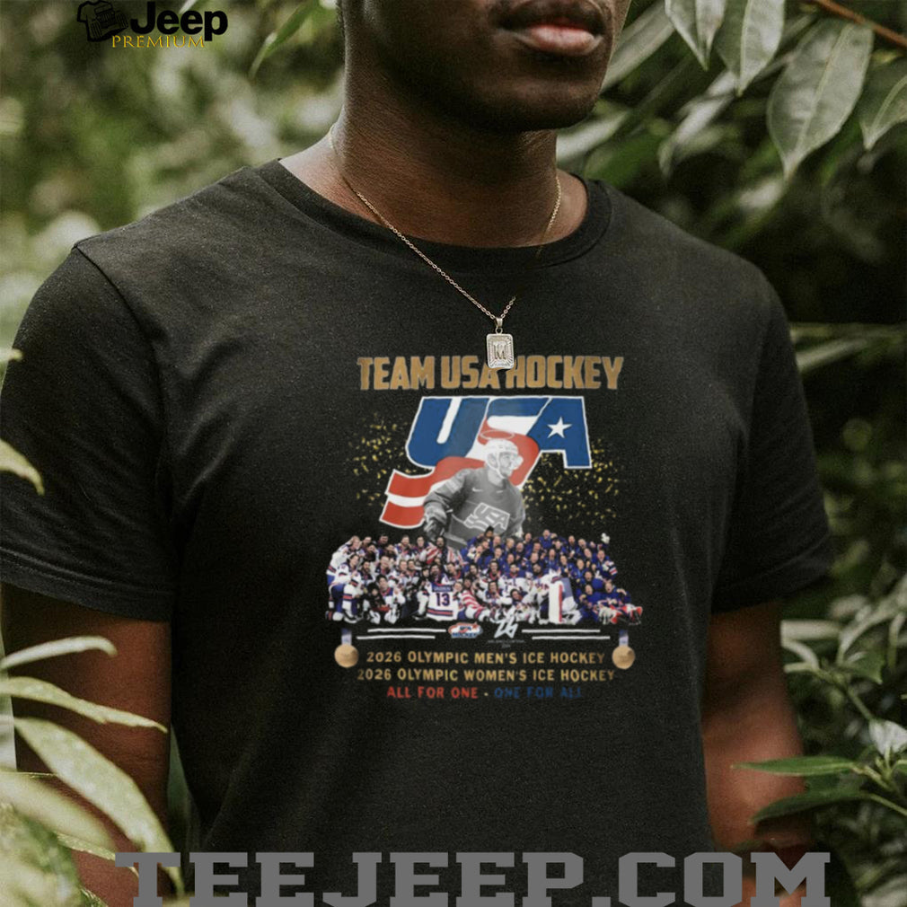 Team USA Hockey 2026 Olympic Men’s and Women’s Ice Hockey Commemorative T Shirt