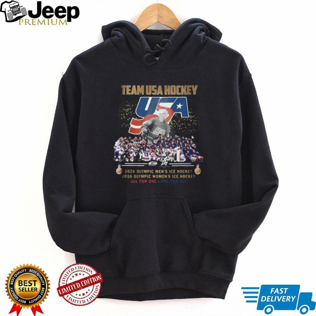 Team USA Hockey 2026 Olympic Men’s and Women’s Ice Hockey Commemorative T Shirt