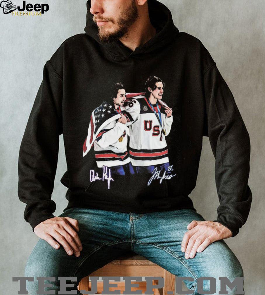 Team USA Hockey Olympic Gold Medalists Signature Graphic T Shirt
