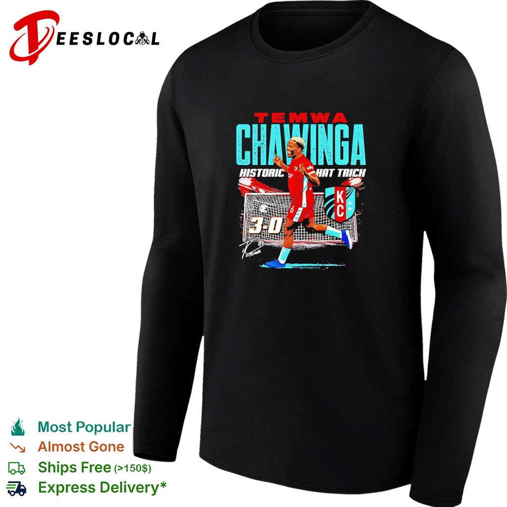 Teamwa Chawinga historic hat trich 3 0 signature shirt