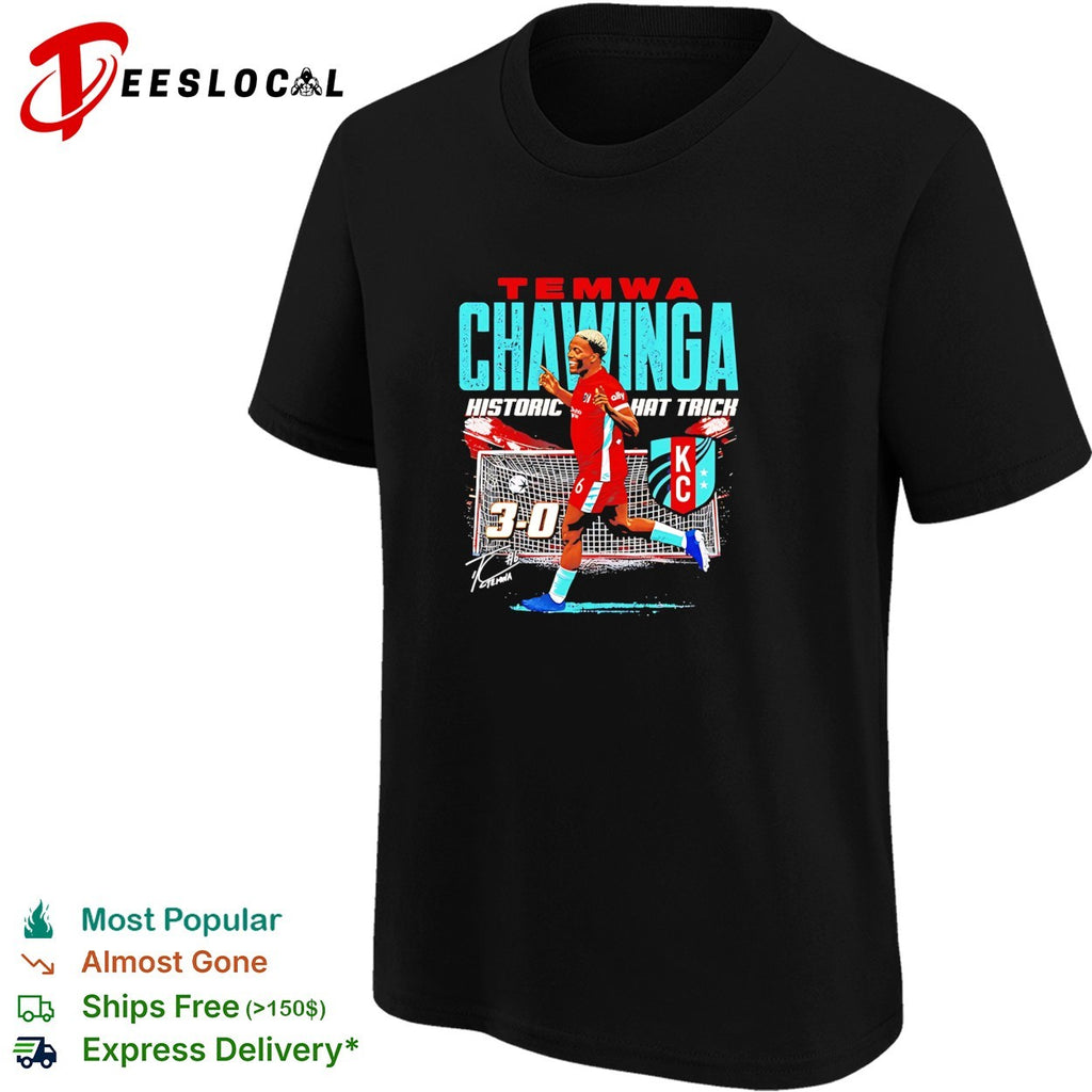 Teamwa Chawinga historic hat trich 3 0 signature shirt