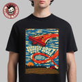 Tedeschi Trucks Band And Gov’t Mule Macon Georgia 2025 Gig Poster At Atrium Health Amphitheater On October 11 2025 Unisex T-Shirt