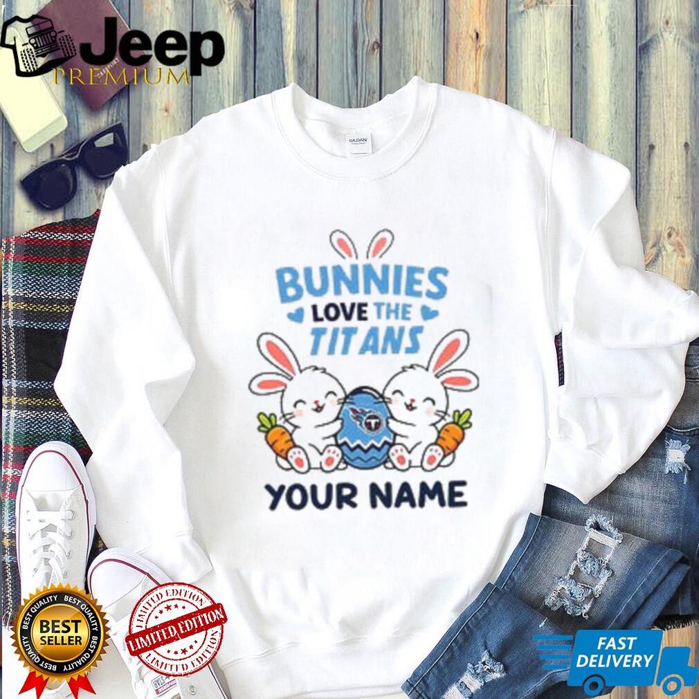 Tennessee Titans Custom Name Easter Plush T Shirt