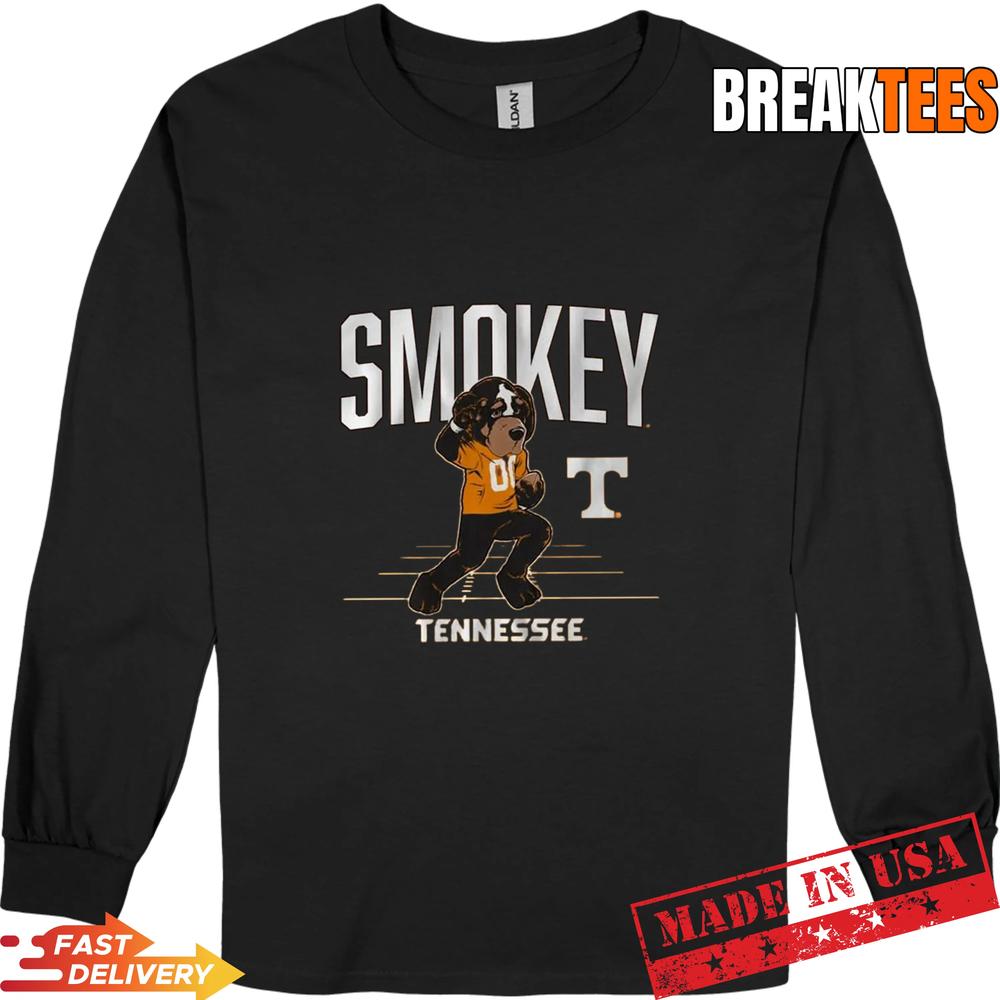 Tennessee Vols Football Smokey Mascot T-Shirt