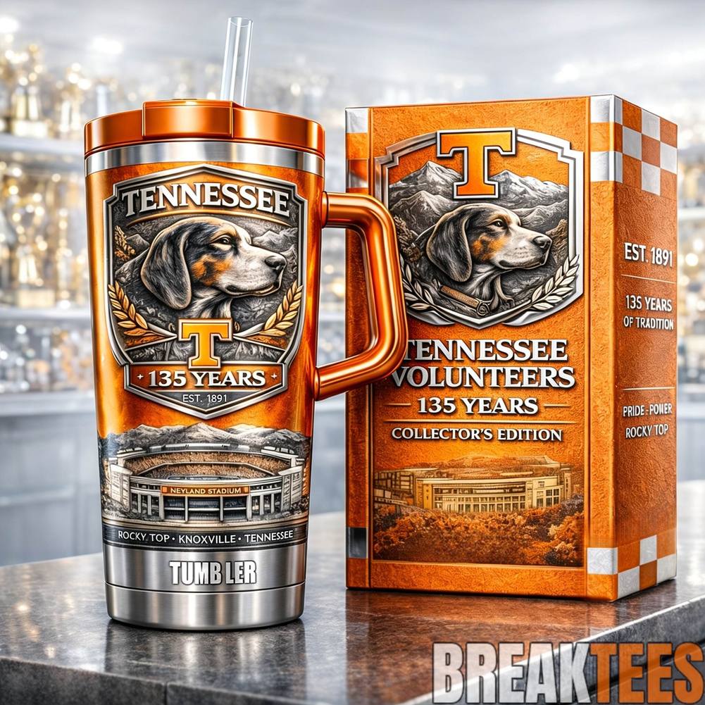 Tennessee Volunteers 135 Years Collector’s Edition Tumbler