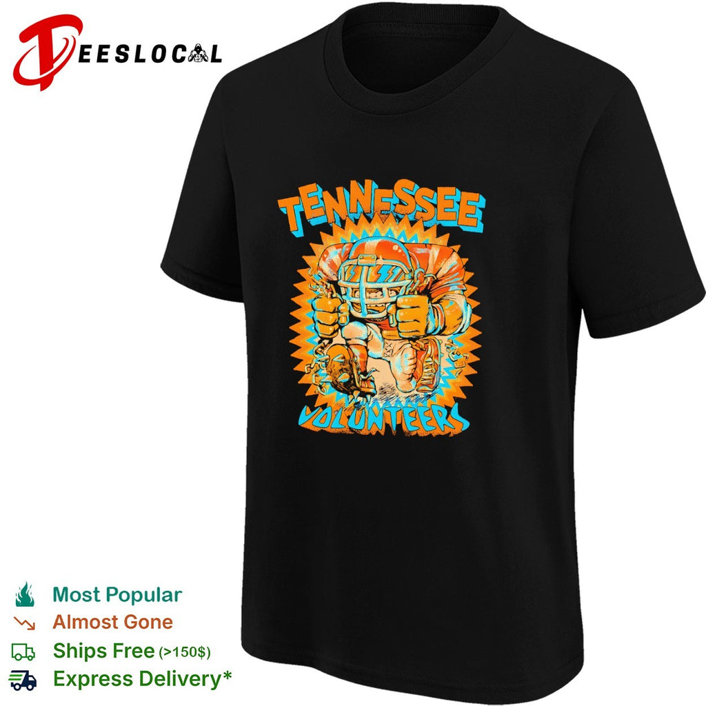Tennessee Volunteers football mascot character logo sports team shirt