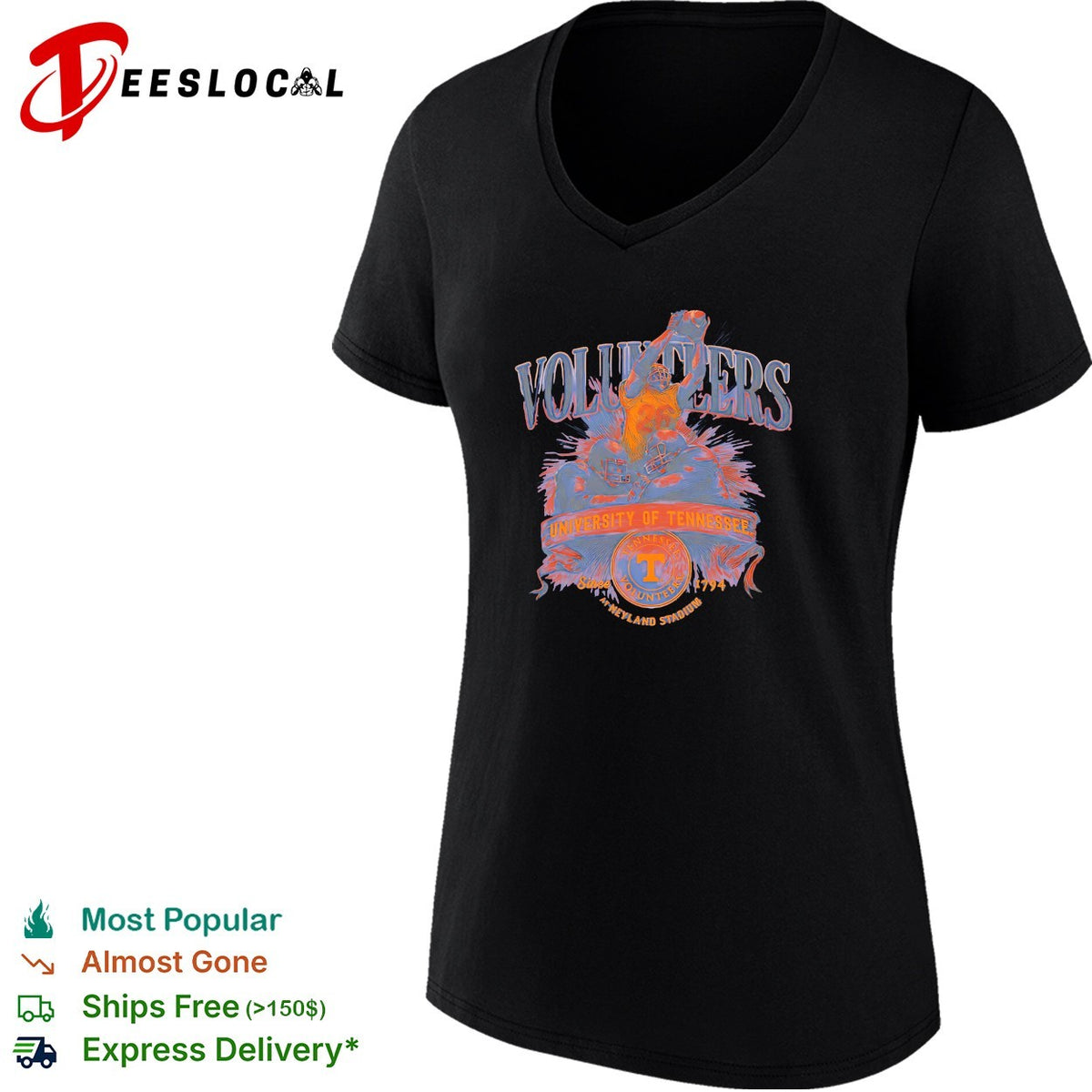Tennessee Volunteers football university since 1794 Neyland Stadium shirt