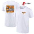 Tennessee Volunteers welcome to Knoxville hand drawn campus football graphic shirt
