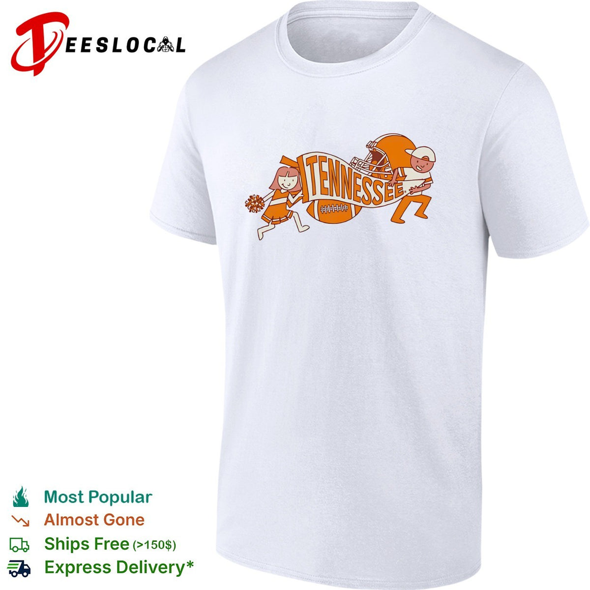Tennessee football cheerleader shirt
