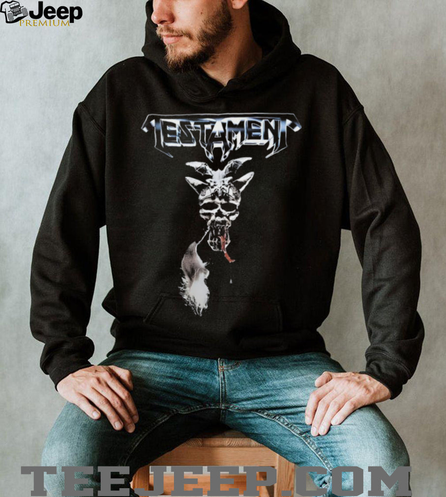 Testament Classic Logo Goat Skull Thrash Metal Music T Shirt