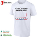 Testicular injuries in sports chart shirt