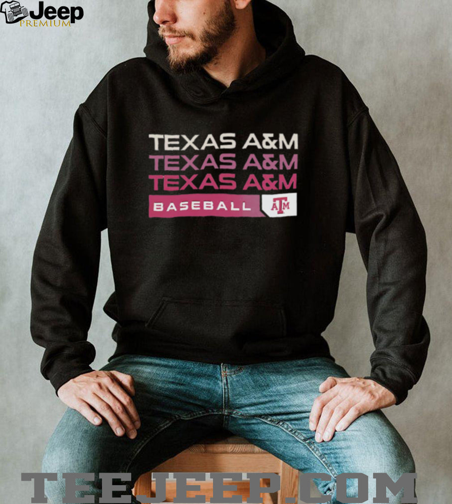 Texas A&M Baseball Fan T Shirt Aggies Maroon and White Sports T Shirt