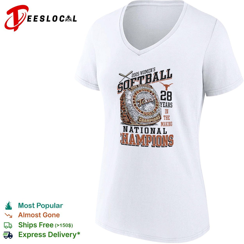 Texas Longhorns 2025 Softball National Champions 28 Years in the Making shirt