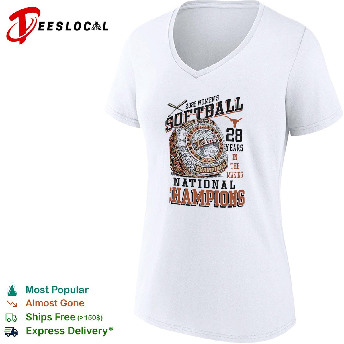 Texas Longhorns 2025 Softball National Champions 28 Years in the Making shirt