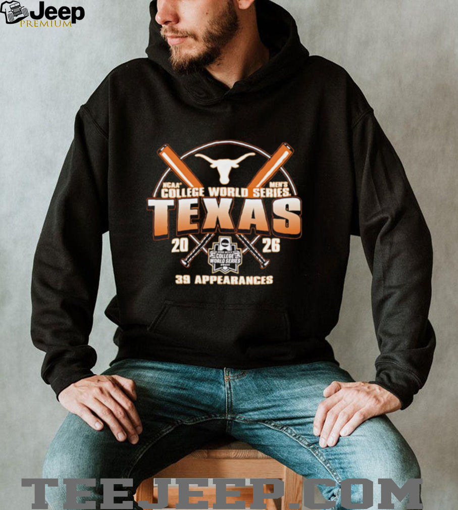 Texas Longhorns 2026 College World Series Bound 39 Appearances shirt