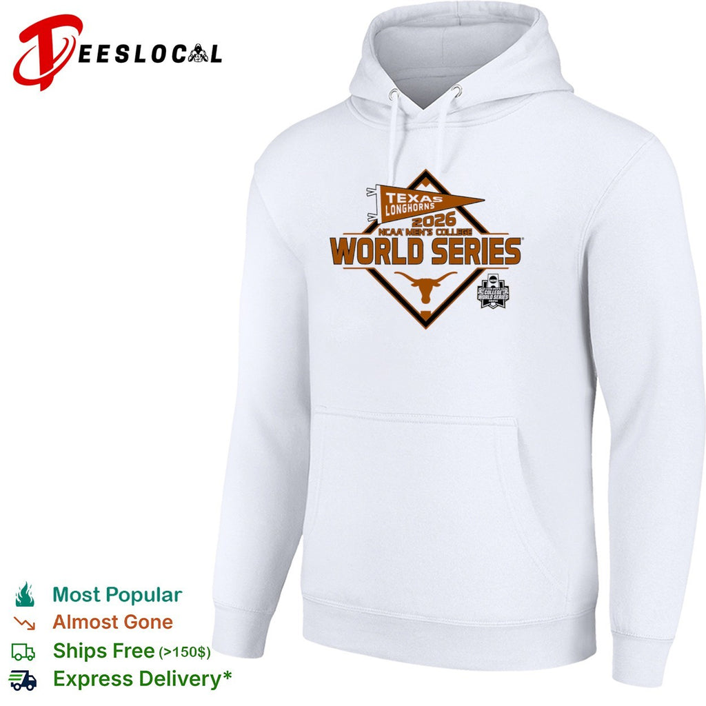 Texas Longhorns 2026 NCAA College World Series Omaha Baseball shirt