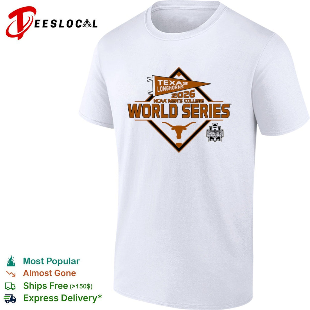 Texas Longhorns 2026 NCAA College World Series Omaha Baseball shirt