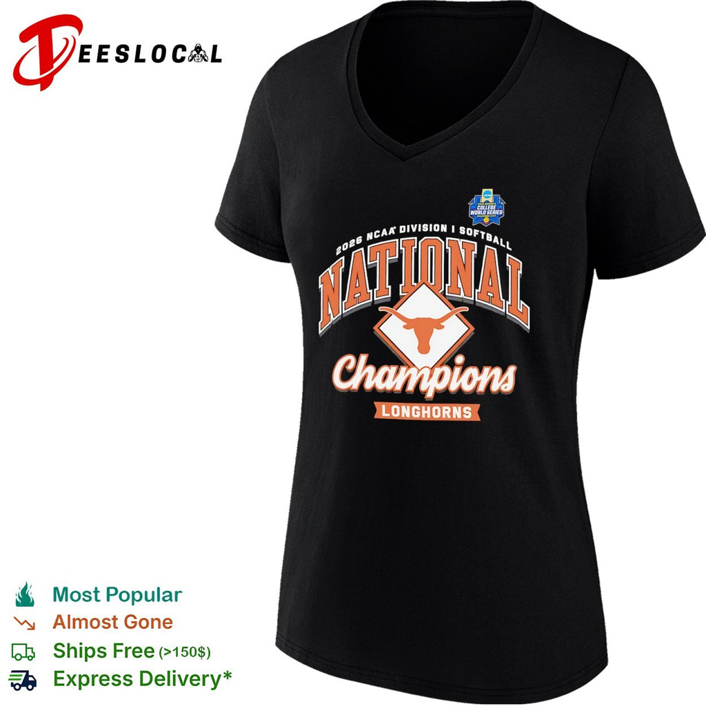 Texas Longhorns 2026 NCAA Division I Softball National Champions Longhorns shirt