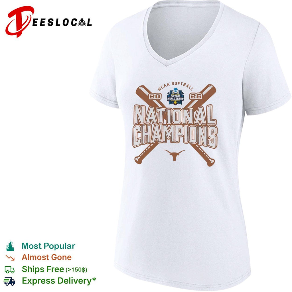 Texas Longhorns 2026 NCAA Softball National Champions 2026 College World Series shirt