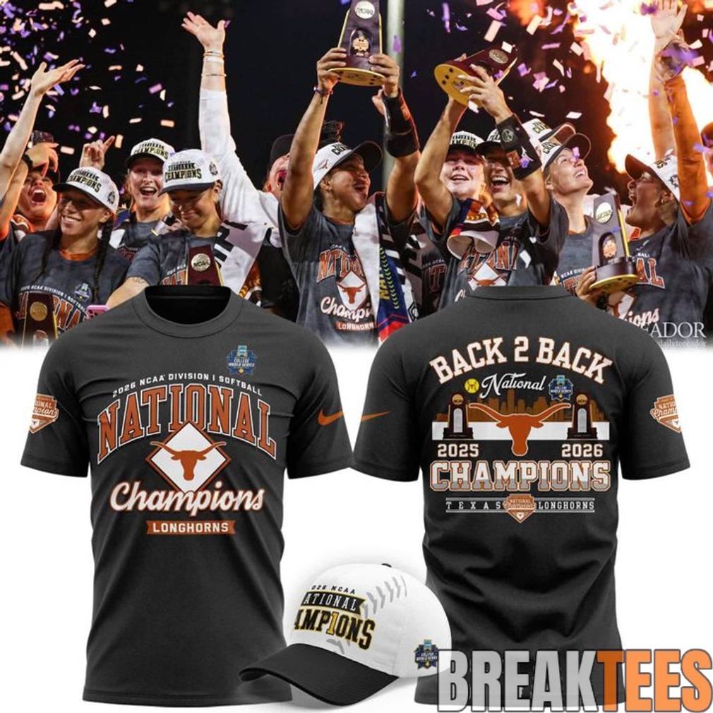 Texas Longhorns 2026 NCAA Softball National Champions Locker Room Shirt