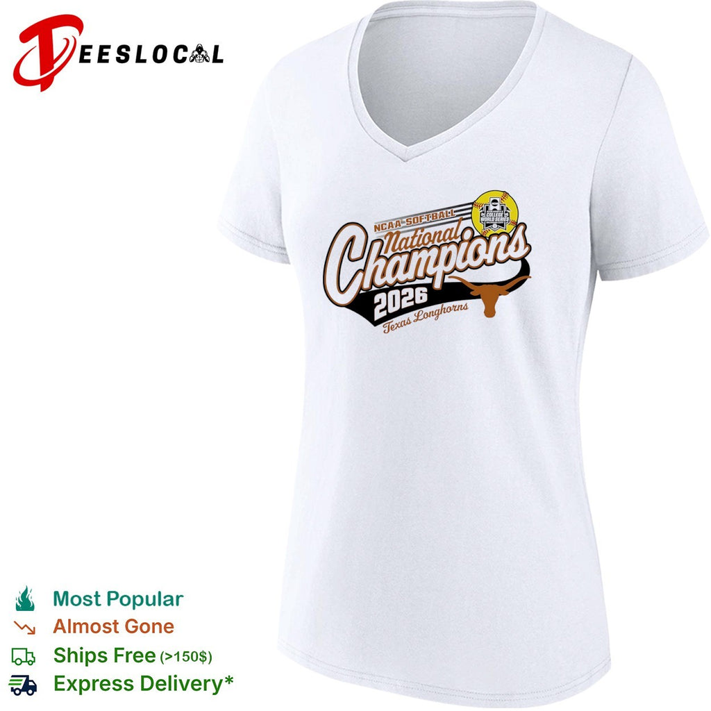 Texas Longhorns 2026 NCAA Softball National Champions Oklahoma City shirt