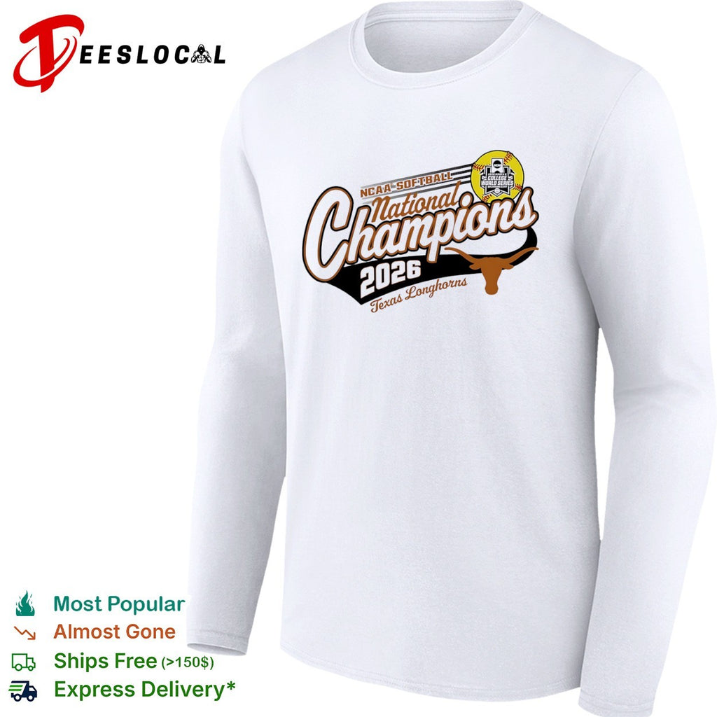 Texas Longhorns 2026 NCAA Softball National Champions Oklahoma City shirt