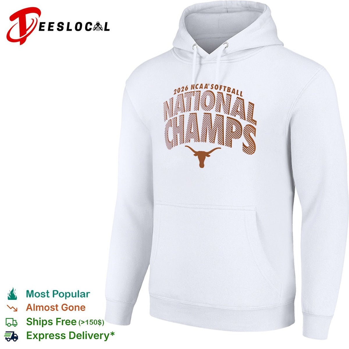 Texas Longhorns 2026 NCAA Softball National Champs Longhorn Logo shirt