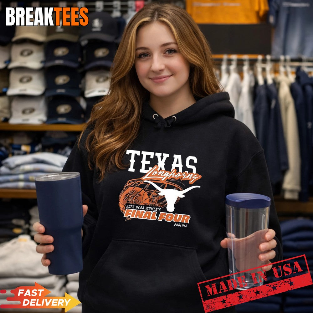 Texas Longhorns 2026 NCAA Women’s Final Four T-Shirt