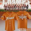 Texas Longhorns 2026 SEC Softball Tournament Champions Baseball Jersey