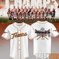 Texas Longhorns 2026 SEC Softball Tournament Champions White Baseball Jersey