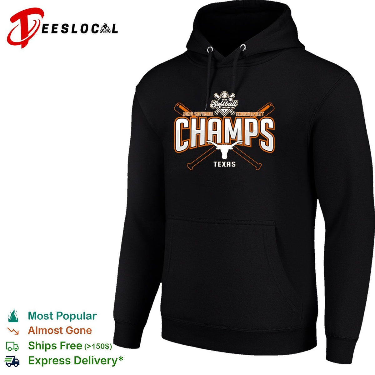 Texas Longhorns 2026 SEC Softball Tournament Champs Texas softball tournament shirt