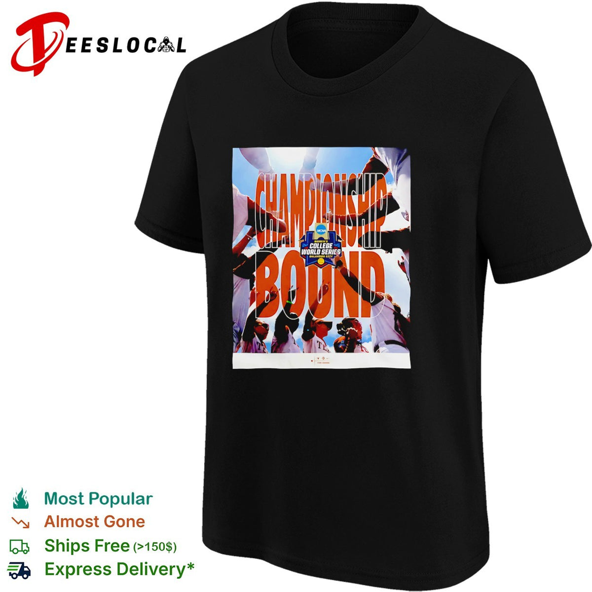 Texas Longhorns Championship Bound Women College World Series NCAA softball shirt
