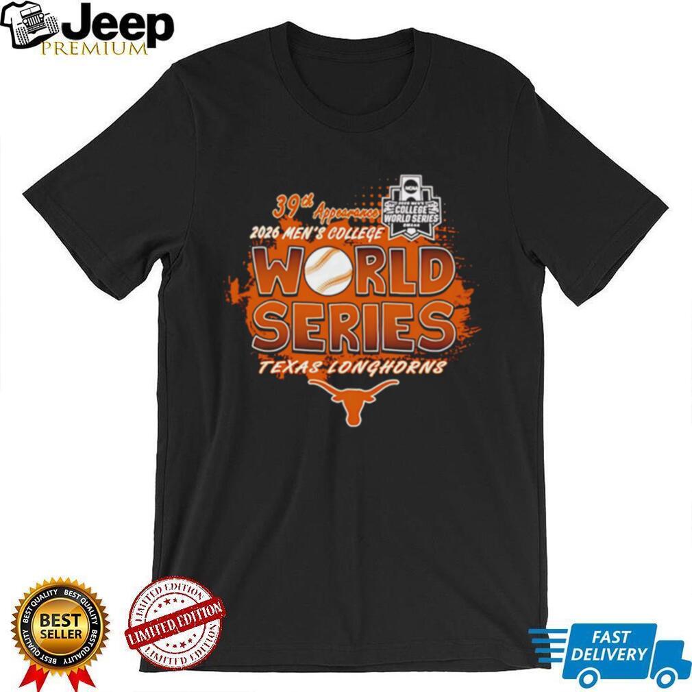 Texas Longhorns Men’s Baseball 2026 College World Series Bound shirt