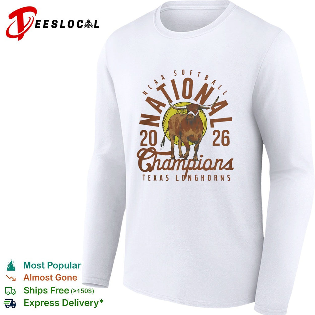 Texas Longhorns NCAA Softball 2026 National Champions shirt
